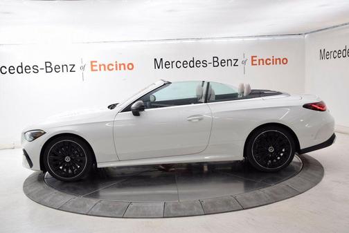 Polar White 2026 Mercedes-Benz CLE 300 4MATIC Cabriolet