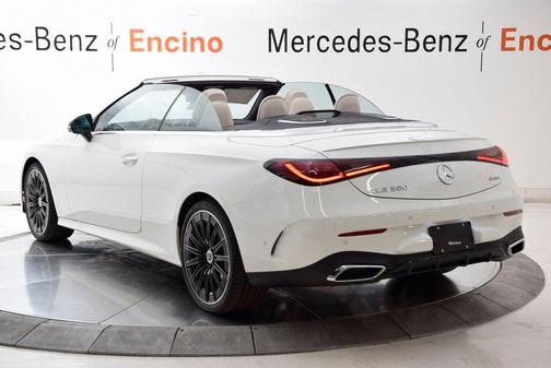 Polar White 2026 Mercedes-Benz CLE 300 4MATIC Cabriolet