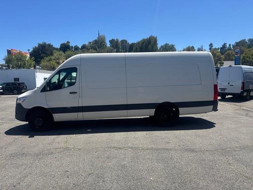 Gray White 2024 Mercedes-Benz Sprinter 3500 Cargo 170 WB