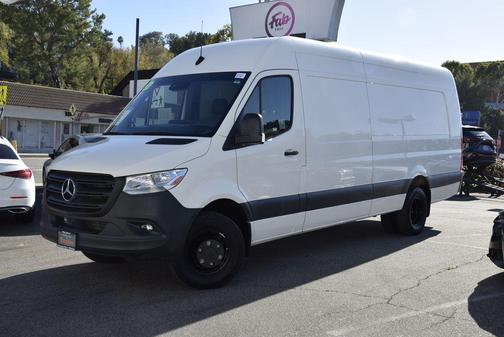 Gray White 2024 Mercedes-Benz Sprinter 3500 High Roof