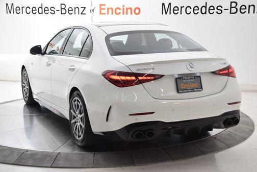 Polar White 2025 Mercedes-Benz AMG C 43 4MATIC