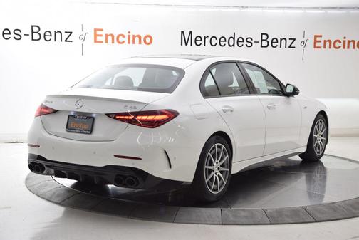 Polar White 2025 Mercedes-Benz AMG C 43 4MATIC