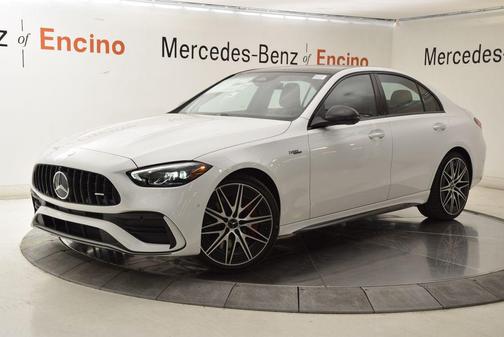 MANUFAKTUR Moonlight White Metallic 2026 Mercedes-Benz AMG C 43 4MATIC