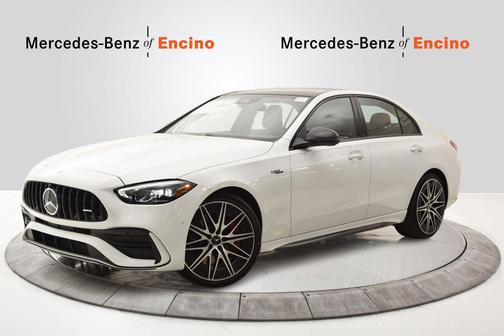 MANUFAKTUR Moonlight White Metallic 2026 Mercedes-Benz AMG C 43 4MATIC