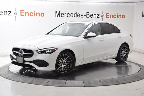 Polar White 2023 Mercedes-Benz C-Class Sedan