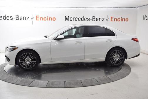 Polar White 2023 Mercedes-Benz C-Class Sedan