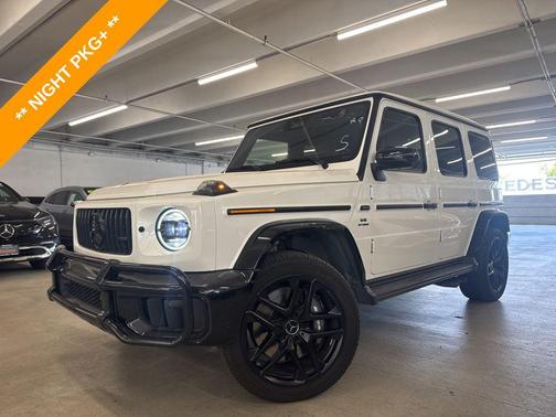 Polar White 2025 Mercedes-Benz AMG G 63 G 63 AMG