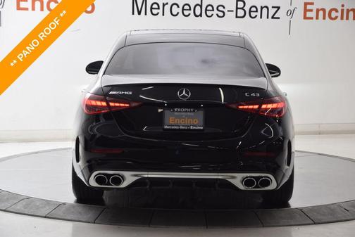 Black 2025 Mercedes-Benz AMG C 43 4MATIC