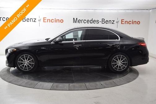 Black 2025 Mercedes-Benz AMG C 43 4MATIC