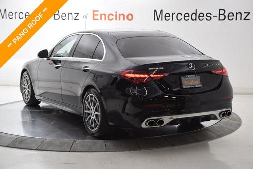 Black 2025 Mercedes-Benz AMG C 43 4MATIC