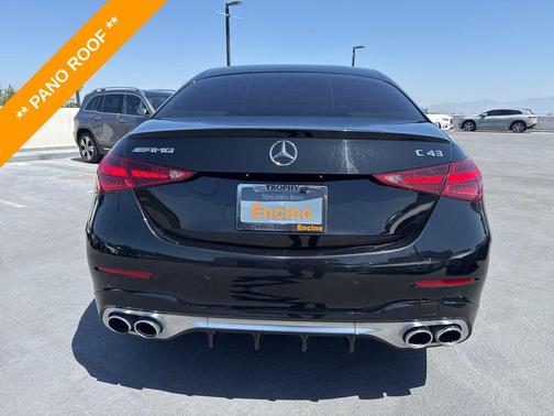 Black 2025 Mercedes-Benz AMG C 43 4MATIC
