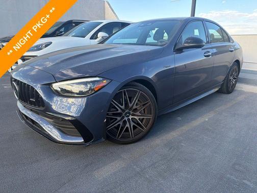 Twilight Blue Metallic 2024 Mercedes-Benz AMG C 43 4MATIC