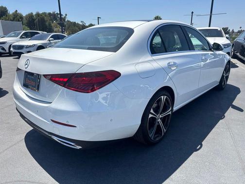Polar White 2023 Mercedes-Benz C-Class Sedan
