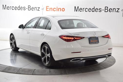 Polar White 2023 Mercedes-Benz C-Class Sedan