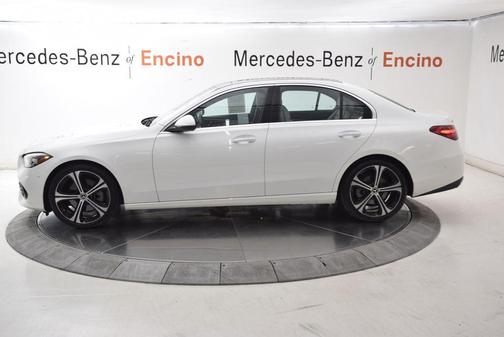 Polar White 2023 Mercedes-Benz C-Class Sedan
