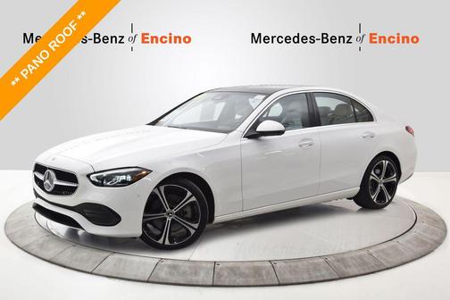 Polar White 2023 Mercedes-Benz C-Class Sedan