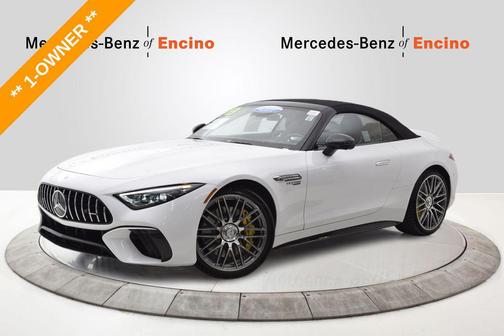 MANUFAKTUR Moonlight White Metallic 2022 Mercedes-Benz AMG SL 63 Base