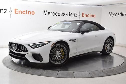 MANUFAKTUR Moonlight White Metallic 2022 Mercedes-Benz AMG SL 63 Base