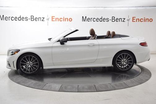 Polar White 2022 Mercedes-Benz C-Class Cabriolet