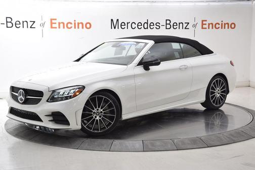 Polar White 2022 Mercedes-Benz C-Class Cabriolet