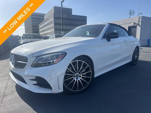 Polar White 2022 Mercedes-Benz C-Class Cabriolet