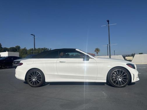 Polar White 2022 Mercedes-Benz C-Class Cabriolet