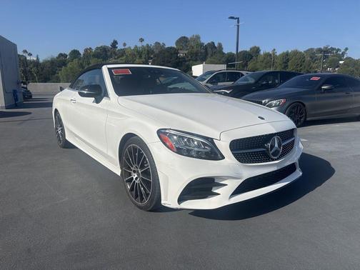 Polar White 2022 Mercedes-Benz C-Class Cabriolet