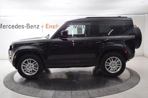 Santorini Black Metallic 2025 Land Rover Defender 90 P300 S