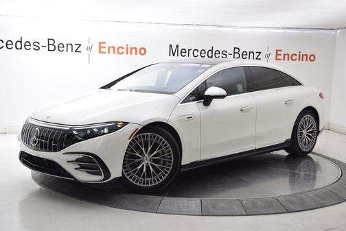 MANUFAKTUR Diamond White Metallic 2023 Mercedes-Benz AMG EQS 4MATIC+