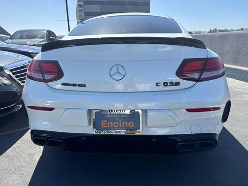 designo Diamond White Metallic 2019 Mercedes-Benz AMG C 63 S