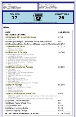 2015 Mercedes-Benz S-Class S550