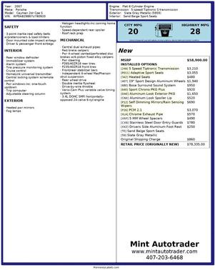 2007 Porsche Cayman S