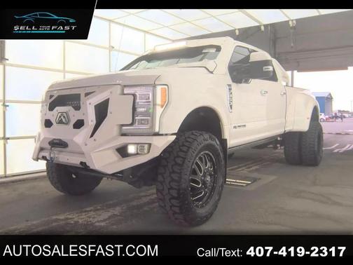 WHITE 2018 Ford F-350 SUPER DUTY LMITED DRW CREW PICKUP 4WD