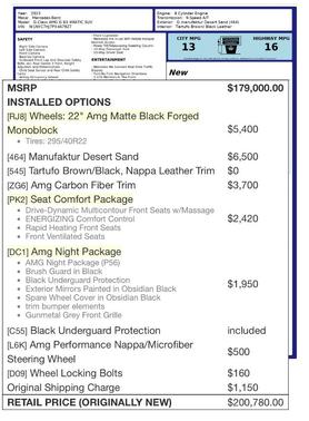 2023 Mercedes-Benz AMG G 63 4MATIC