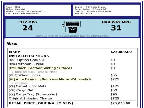 2015 Hyundai Veloster Turbo
