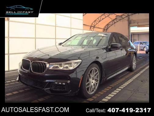 BLACK 2016 BMW 750 Li xDrive