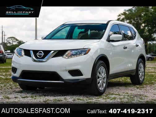 Glacier White 2016 Nissan Rogue S