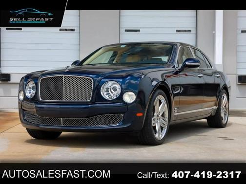 BLUE 2012 Bentley Mulsanne 6.8L V8 4DR SEDAN RWD