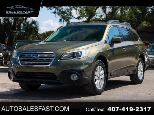Wilderness Green Metallic 2015 Subaru Outback 2.5i Premium