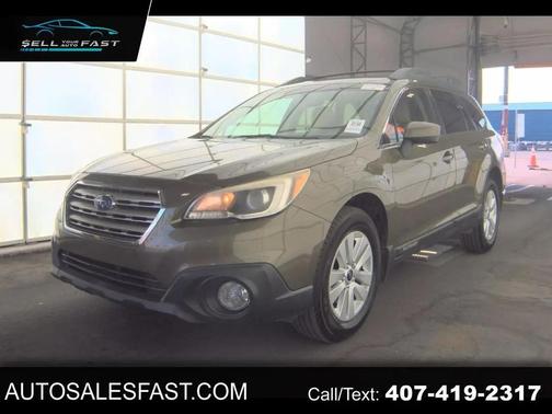 Wilderness Green Metallic 2015 Subaru Outback 2.5i Premium