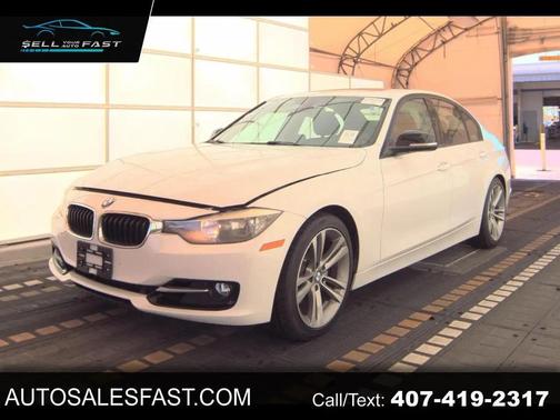 WHITE 2014 BMW 328 2.0L 4DR SEDAN RWD