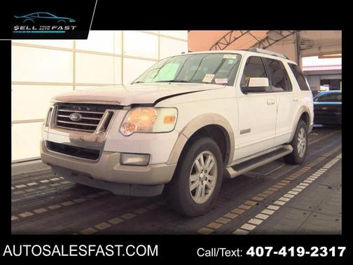 Oxford White Clearcoat 2007 Ford Explorer Eddie Bauer