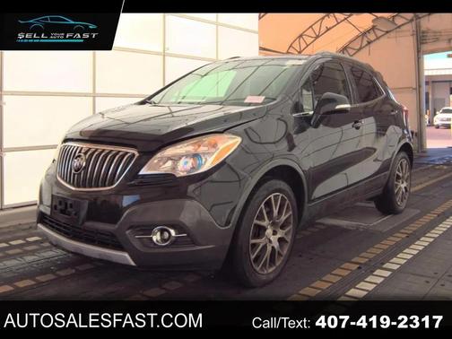 Carbon Black Metallic 2016 Buick Encore Sport Touring