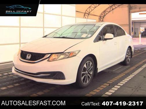 Taffeta White 2013 Honda Civic EX