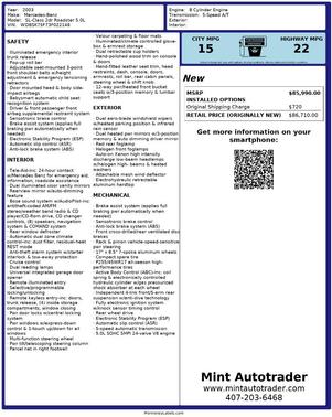 2003 Mercedes-Benz SL-Class 500R