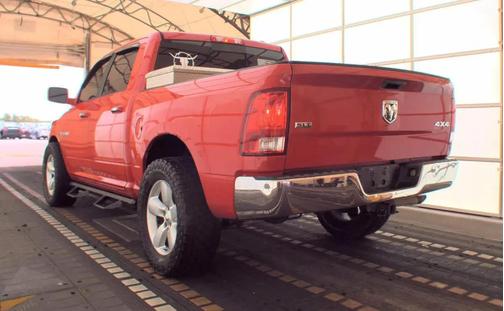 RED 2010 Dodge Ram 1500 TRX