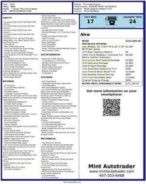 2021 BMW 750 Li xDrive