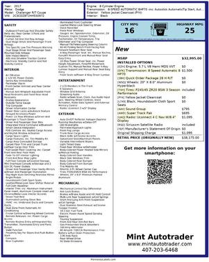 2017 Dodge Challenger R/T