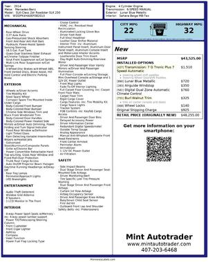 2014 Mercedes-Benz SLK-Class SLK 250