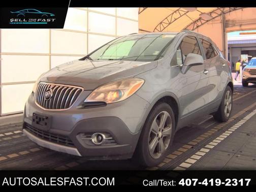 Satin Steel Gray Metallic 2013 Buick Encore Leather
